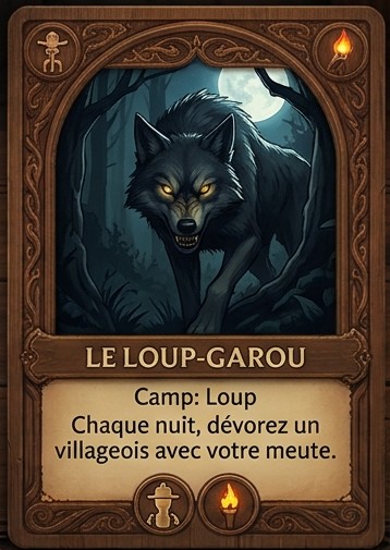 Carte classique du Loup-Garou